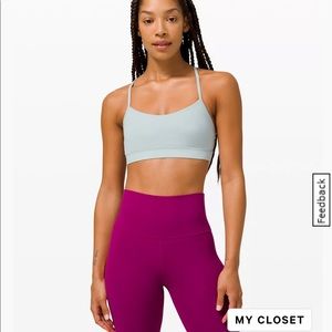 Lululemon Size 6 Sports Bra Hazy Jade